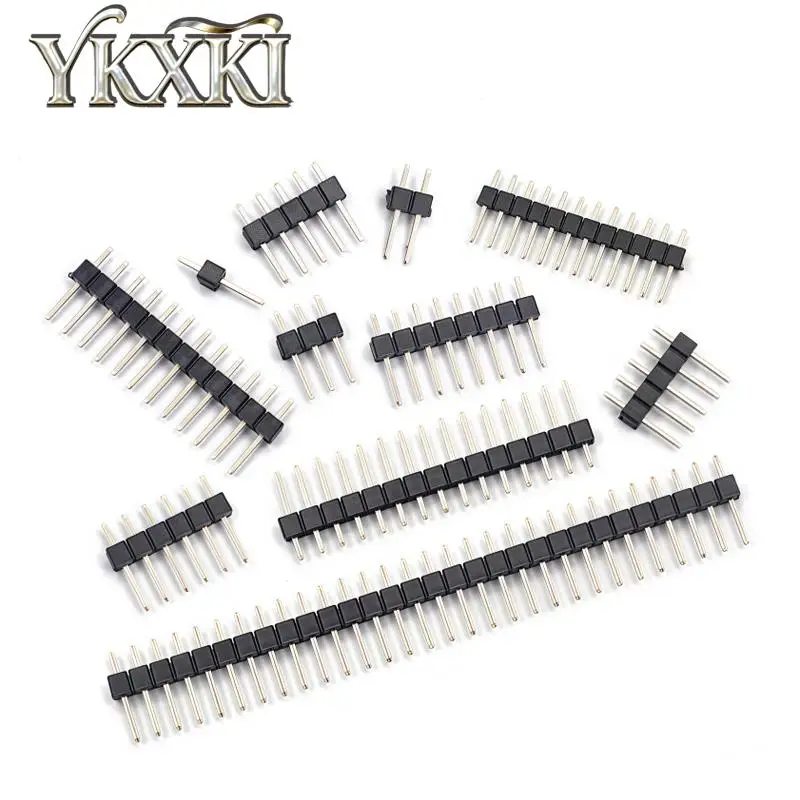 20-50Pcs 2.54mm 1X40P 2*40 Pin header PCB Board Pin Header Connector Strip Pinheader 2/3/4/5/6/8/10/12/15/20/40Pin For Arduino