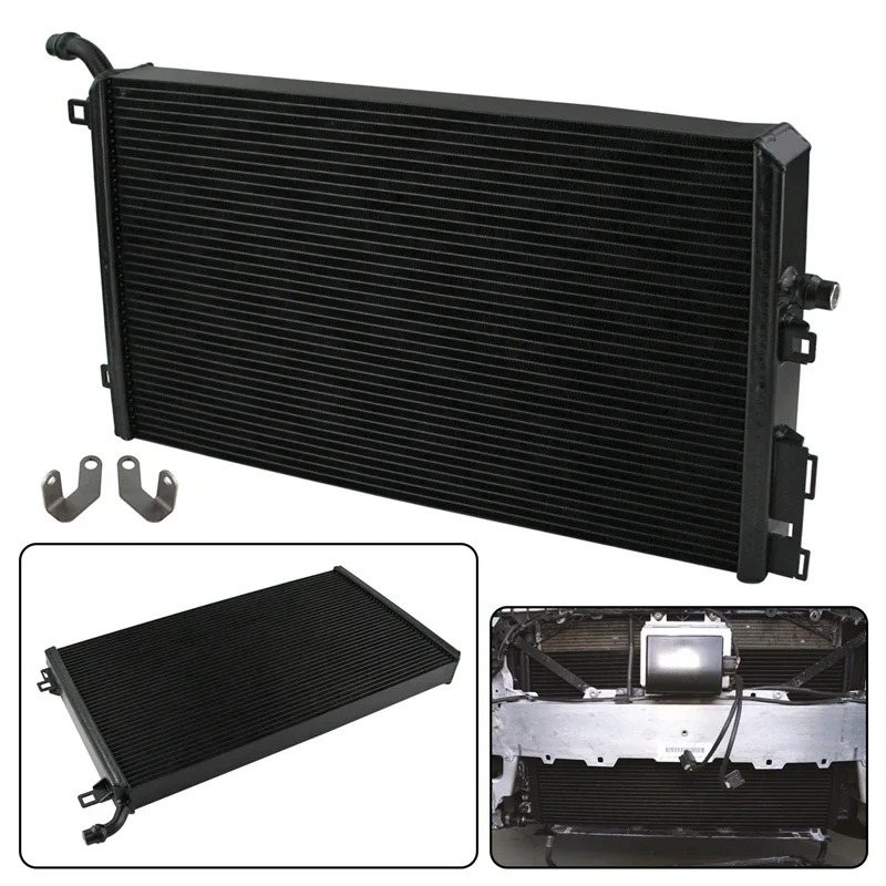 Radiator Competition Front Mount For 2015+ Mercedes Benz Benz W205 C63 AMG 350KW/476PS 375KW/510PS 4.0L V8 Engine Aluminum