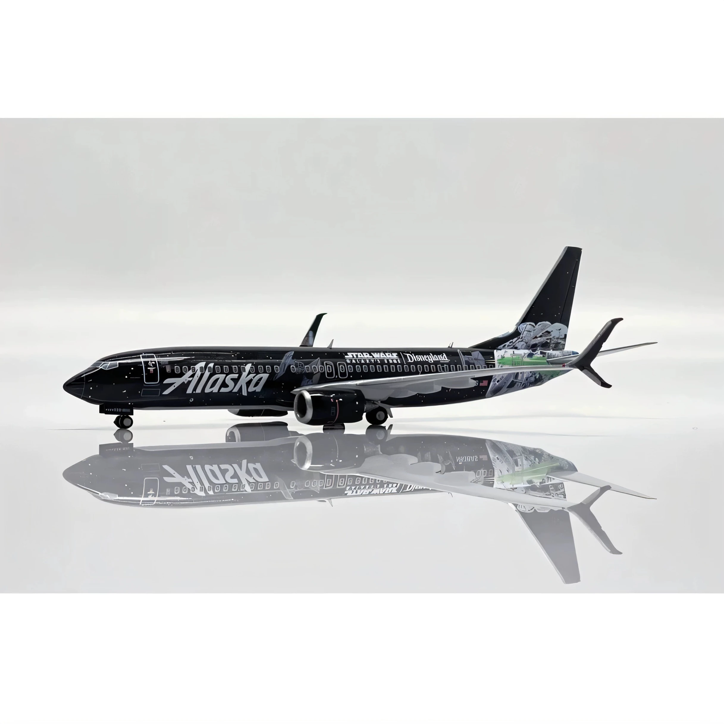 JC Wings Diecast 1/400 Maßstab Legierung Flugzeug Modell B737-800 Alaska Airlines Flugzeug Spielzeug für Jungen Geschenk Original Box