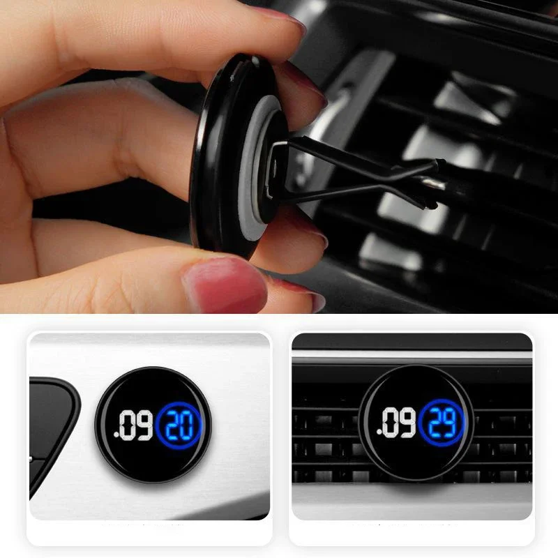 Car Interior Clock for Vehicle Watch Car Supplies Novelty Best Waterproof Car Clock Automotive Electronic Accessories