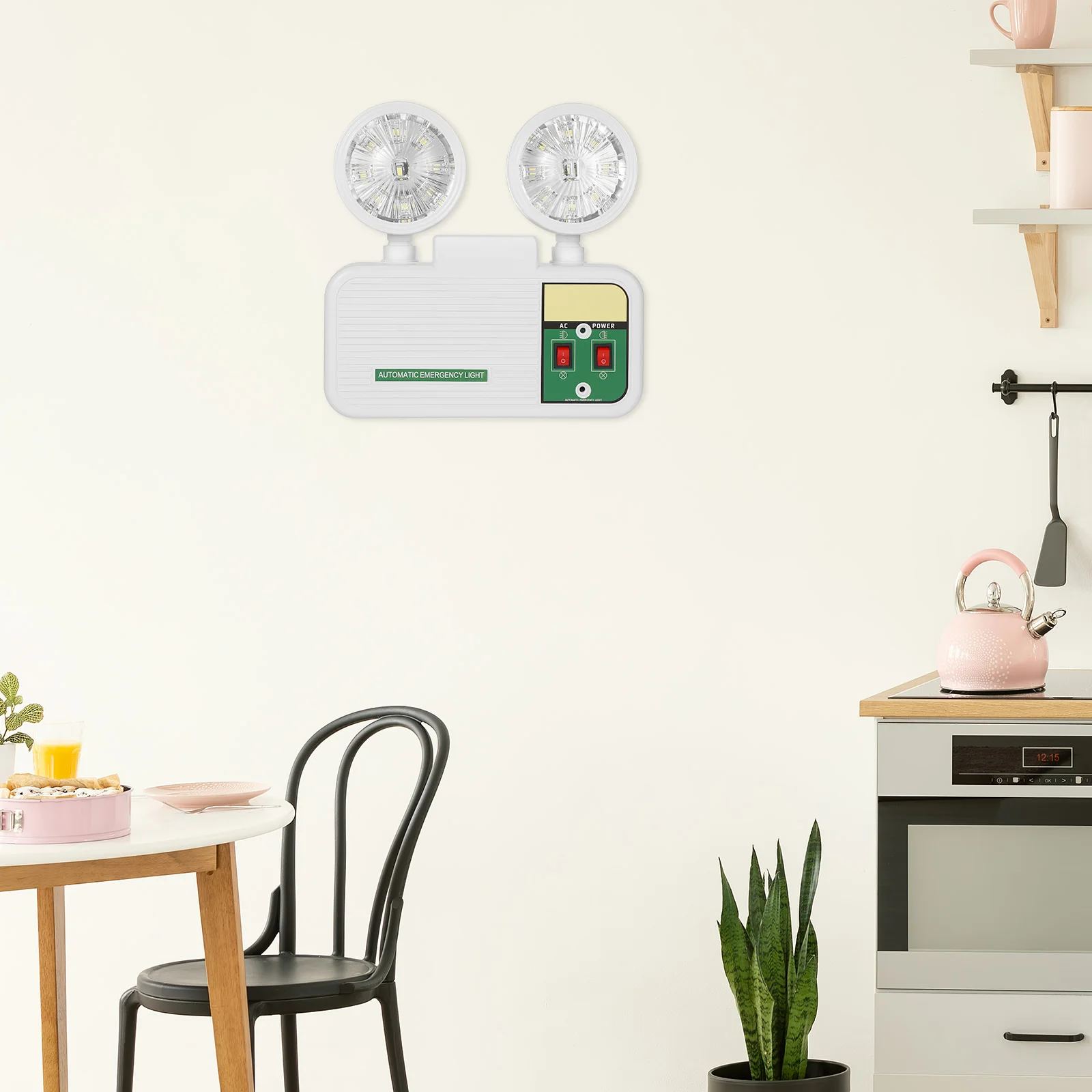 

Household Emergency Light High Brightness LED Powered Wall Mounted Long Lasting For Home Office Garage Power