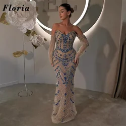 Customized 2025 Sweetheart Evening Dresses Full Beaded Celebrity Dress Vestidos De Noche Birthday Cocktail Wedding Party Dress