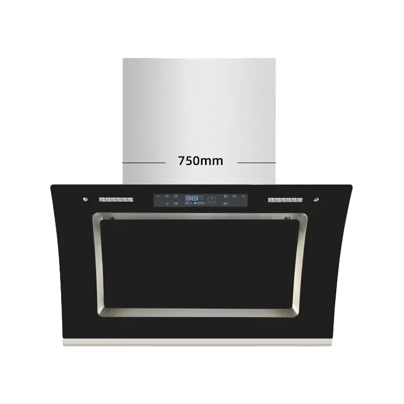Touch intelligent low noise household dual motor large suction kitchen range hood automatic cleaning range hood kitchen