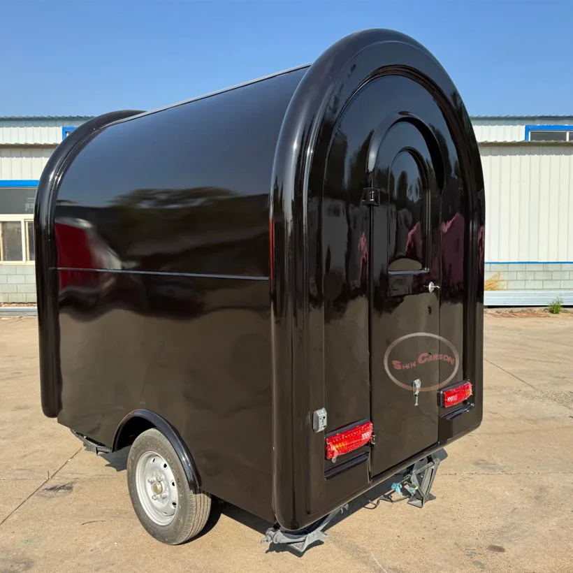 شاحنة طعام مجهزة بالكامل، بار متنقل، عربة هوت دوج، عربة القهوة، مقطورة تقديم الطعام، شاحنة الآيس كريم مع مطبخ كامل