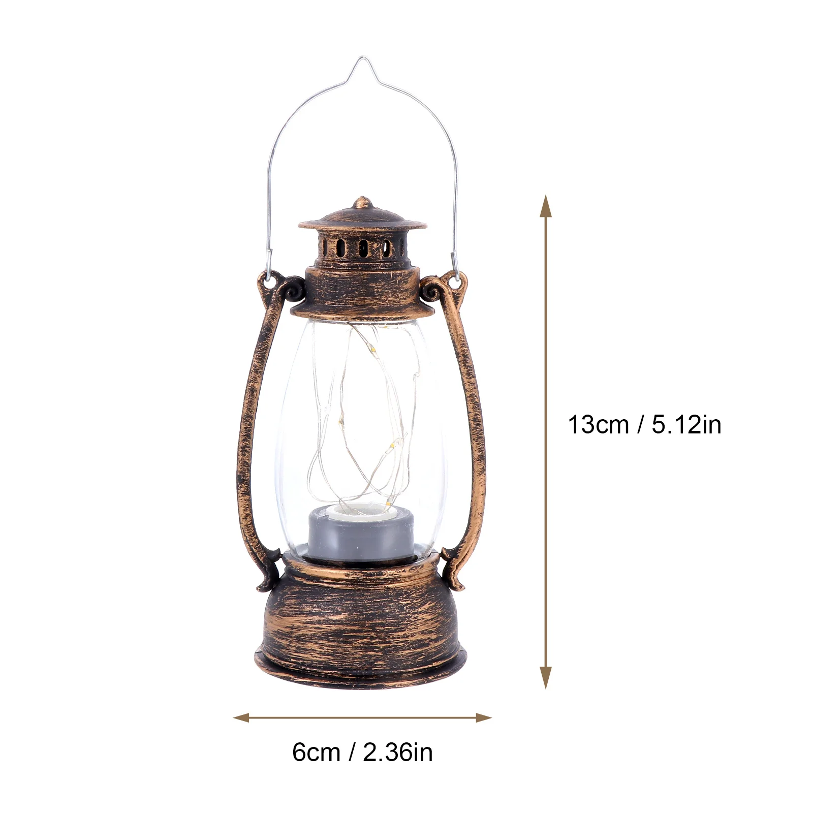 خمر الرجعية شنقا مصباح الزخرفية النفط ضوء صنعة بديعة رومانسية أجواء احتفالية المنزل هدية مصباح زيتي #6