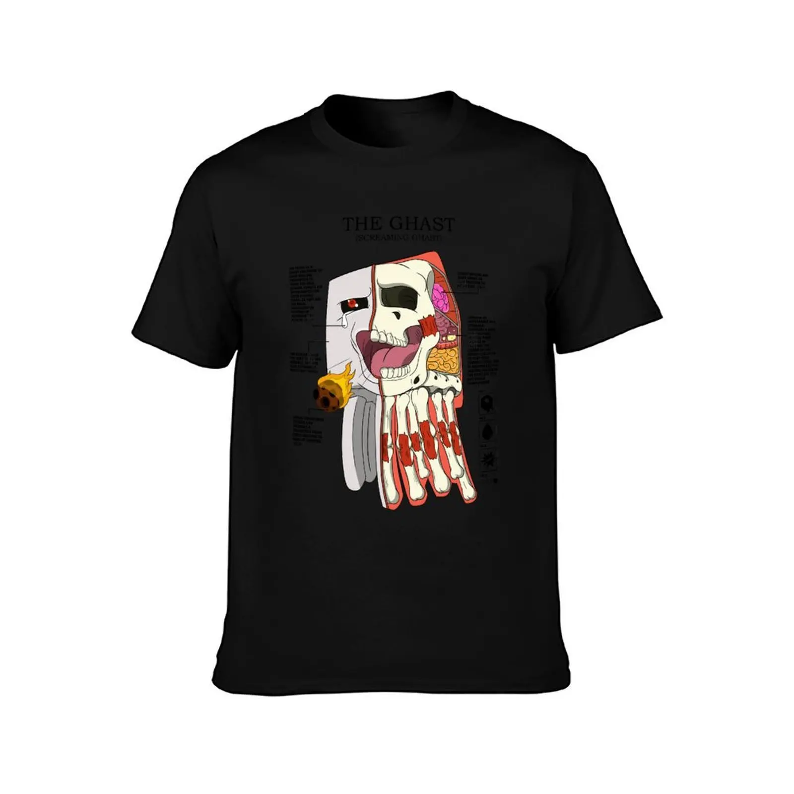 THE GHAST ANATOMY T-Shirt Simple Print Design T-Shirt