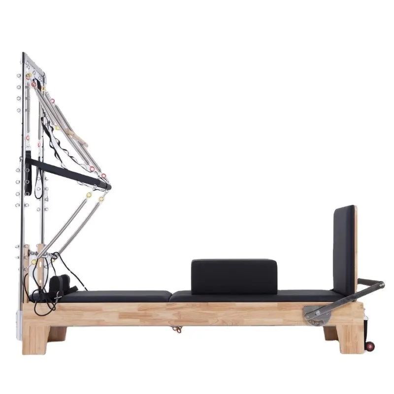 

YTYIN High Quality Semi-Elevated Pilates Reformer Tower Wood And Aluminium Core Bed Portable And Adjustable For Home Or Studio U