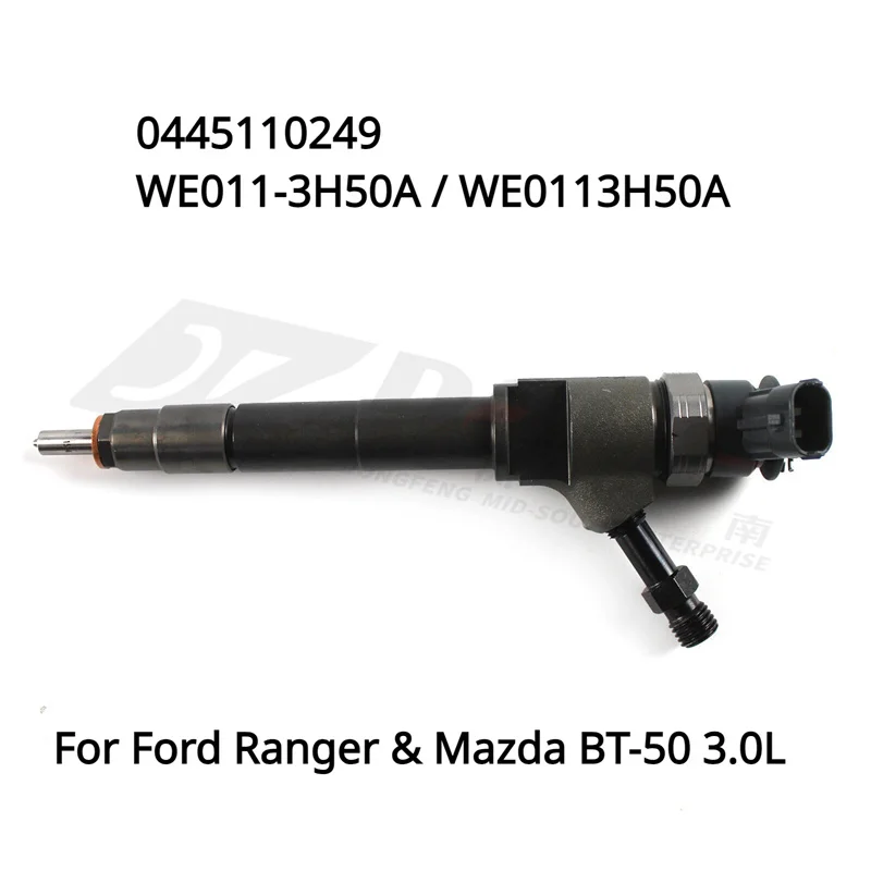 0445110249 New Diesel Fuel Injector Assy For Ford Ranger & Mazda BT50 3.0L 2006 - 2012 WE0113H50