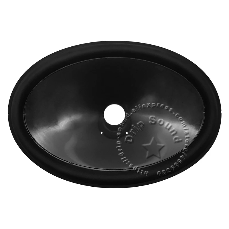 2x 6x9 inch Speaker Rubber Edge Drup Plastic Cone Basin Vibrating Diaphragm Woofer Repair Parts 160x230mm/6.3x9.0\