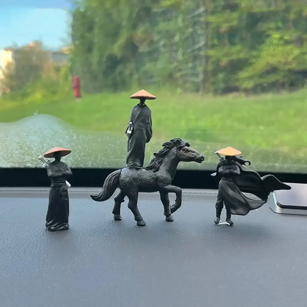 Крутая китайская кунг-фу фигурка меча 1:64 Песочная настольная компоновка мини Ландшафтные принадлежности настольная искусственная миниатюра