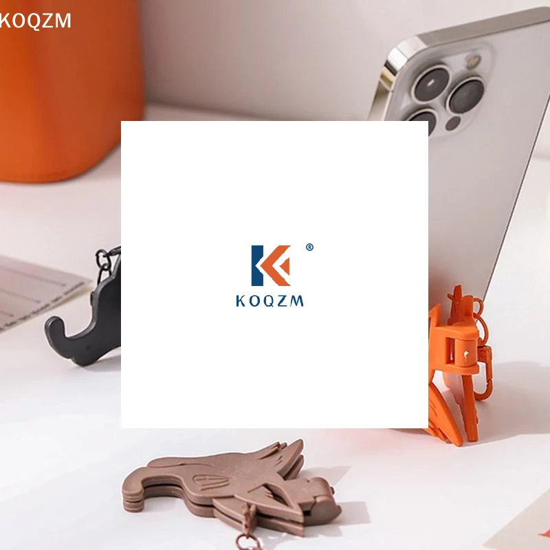 

Креативная портативная подставка для телефона в мультяшном стиле, складной мини-держатель для телефона для рабочего стола, можно повесить и украшать.