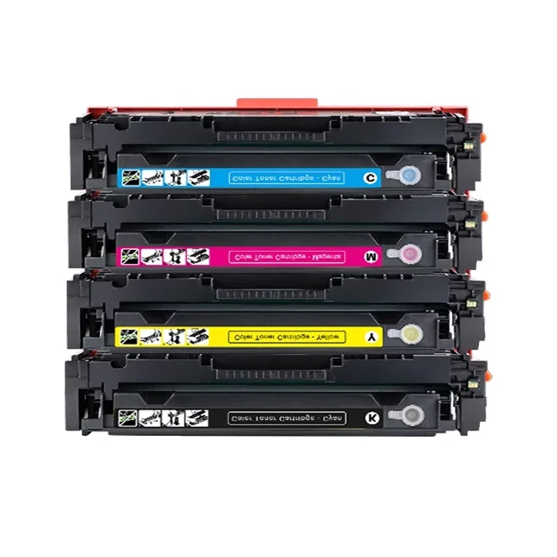 Imagem -02 - Cartucho de Toner Compatível com hp 202a Cf500a 501a Cf502 Cf503a Cores para Laserje Pro M254nw M254dw M281fdw M281fdn M280nw Cores