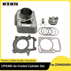 CB250-F Upgraded Cylinder Kit 74MM CPS300 Air-cooled Cylinder Block Piston Ring and Gasket Set For ZONGSHEN ZS172FMM-3A Engine