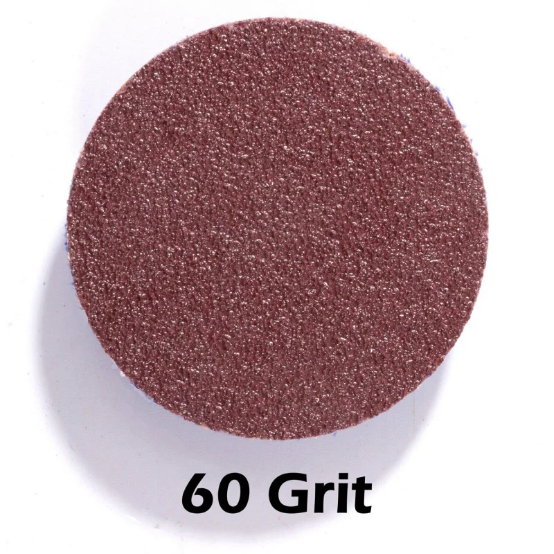 50pcs-set 40sets-ctn 2In 60 Grit Roll Lock AO The Grinder Drill Abrasive Tool Disk Plastic Grinding Sanding