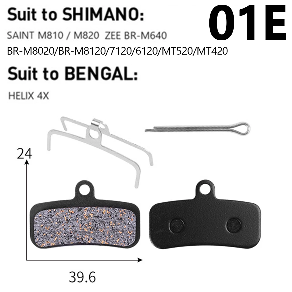 1 Pair/2pcs MTB DISC Brake Pads for Shimano XT DEORE MT200 315 For Magura/TEKTRO/AVID/MEGURA/HAYS Resin/Metal Disc Brake Pads