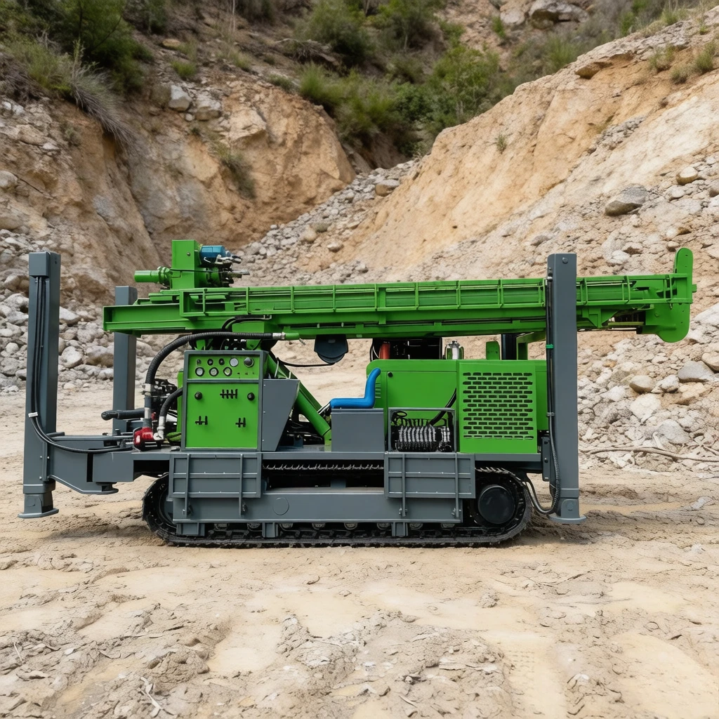 Factory Supply Premium Truck Mounted DTH Cum Rotary Drilling Rig 300m Depth 10 Inch Hydraulic Water Well Mining Machine