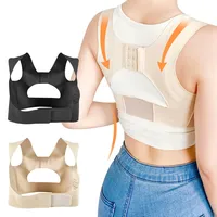 Posture Corrector Adjustable Women Back Support Belt Orthotics Correction Braces Rectify Corset Shoulder