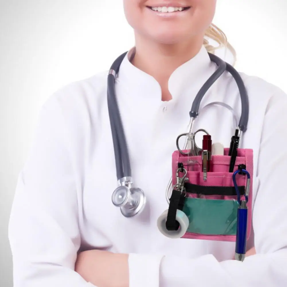 Waterproof Nurse Organizer Nurse Pocket Protector Organizer Kit Multi-pocket Chest Bag for Doctors Nurses Barber for Medical