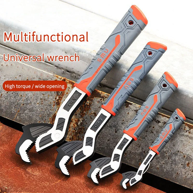 

Universal Adjustable Ratchet Wrench Multifunctional Spanner Hand Repair Tool for Nuts and Bolts