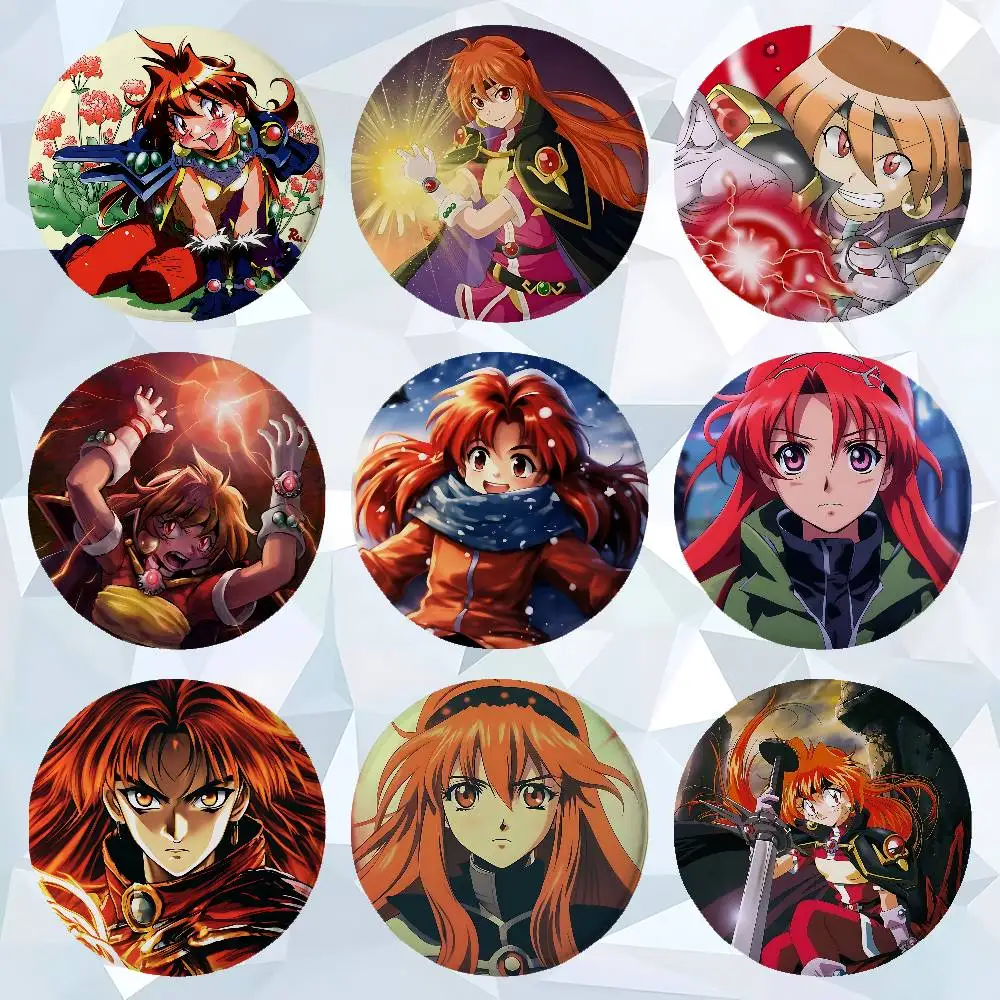 Anime Lina Inverse Cover Brooches Funny Meme Badge Fashion Jewelry Gifts