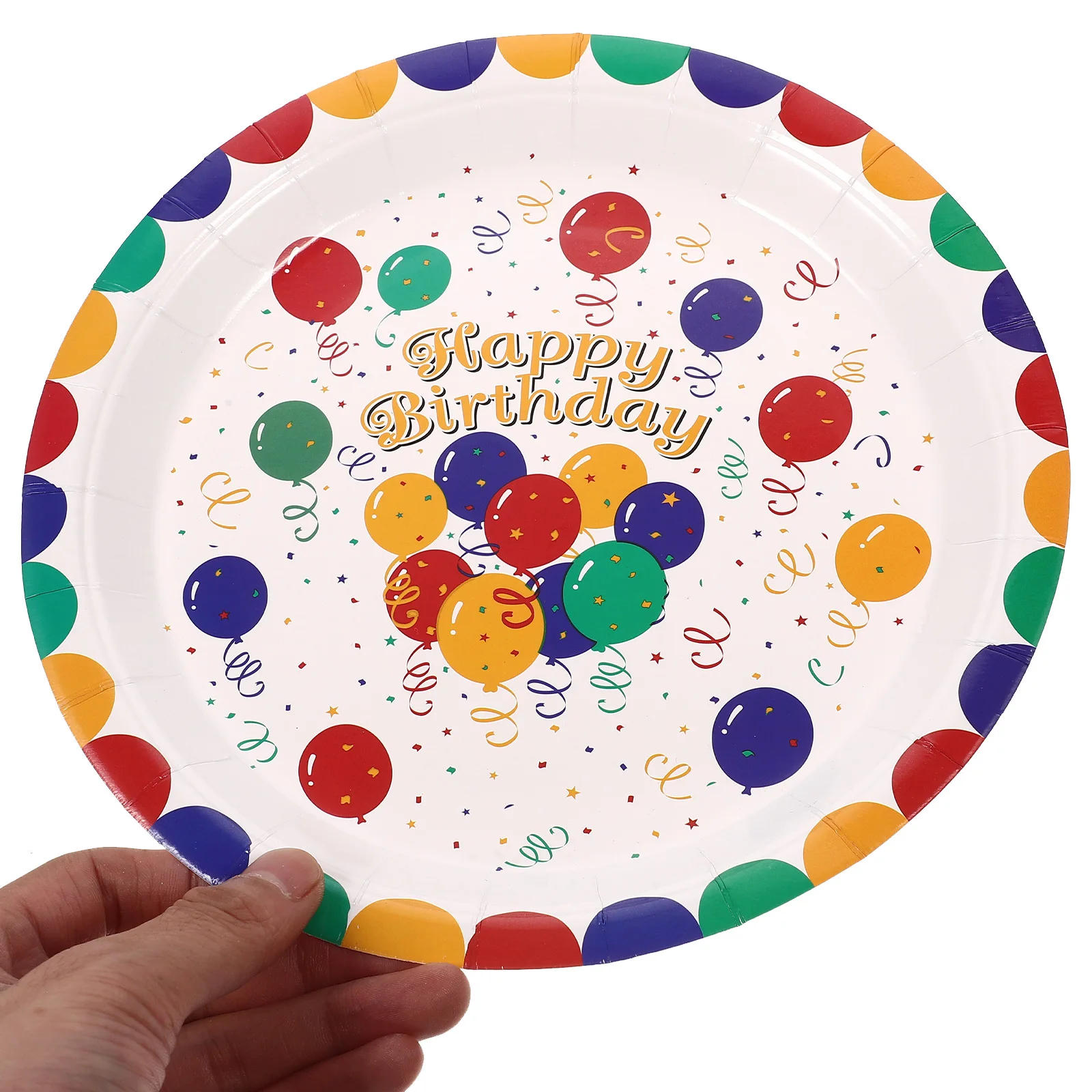 

10 Pcs Colorful Cake Plate Reusable Plastic Plates Paper Party Tea Delicate Snack Bulk Food Dessert