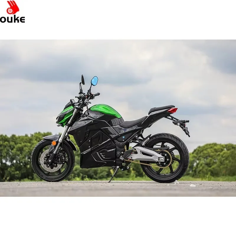 Zuimi High-end 180kmh E-motorcycle Fireteeth QS Mid Motor 8000w Chain Drive Hot Selling Source Factory Electric Motorcycle For R