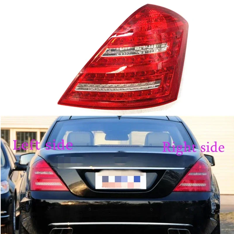 Für Mercedes-Benz S-Klasse W221 S400 S500 S600 2010 2011 2012 2013 Hinten Rücklicht Gehäuse