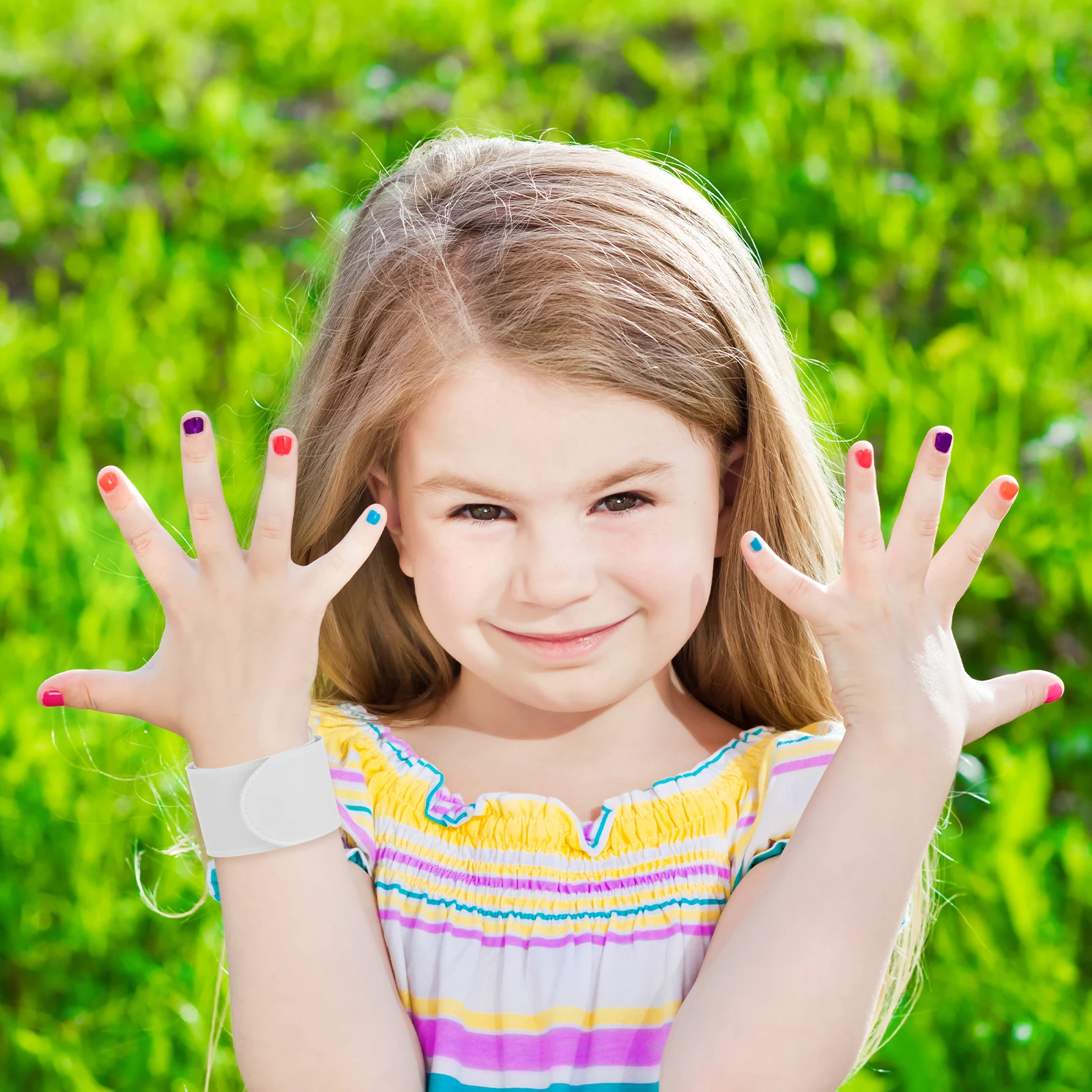 

100pcs Bracelets White Kids Stylish Party Favors Slap Wristband For Kids Birthday Game Prizes High Quality DIY Paint