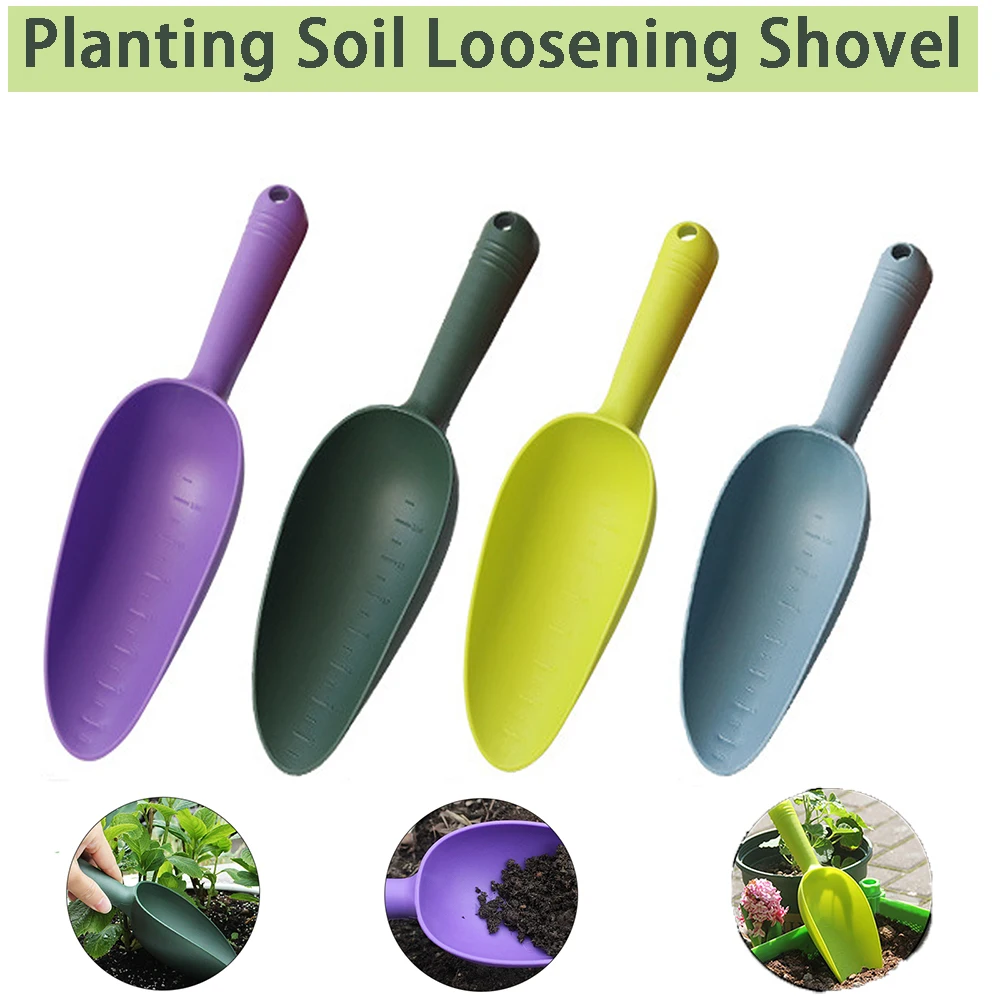 Planting Soil Loosening Shovel Flower Vegetables Planting Soil Loosening Shovel w Scale Lines Home Garden Tools Multifunctional