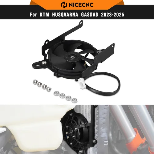 NICECNC para KTM TBI EXC 300 EXCF 350 SX 250 SXF 450 2024 2025 juego de ventilador de refrigeración de radiador eléctrico para Husqvarna TE300 GasGas EC300