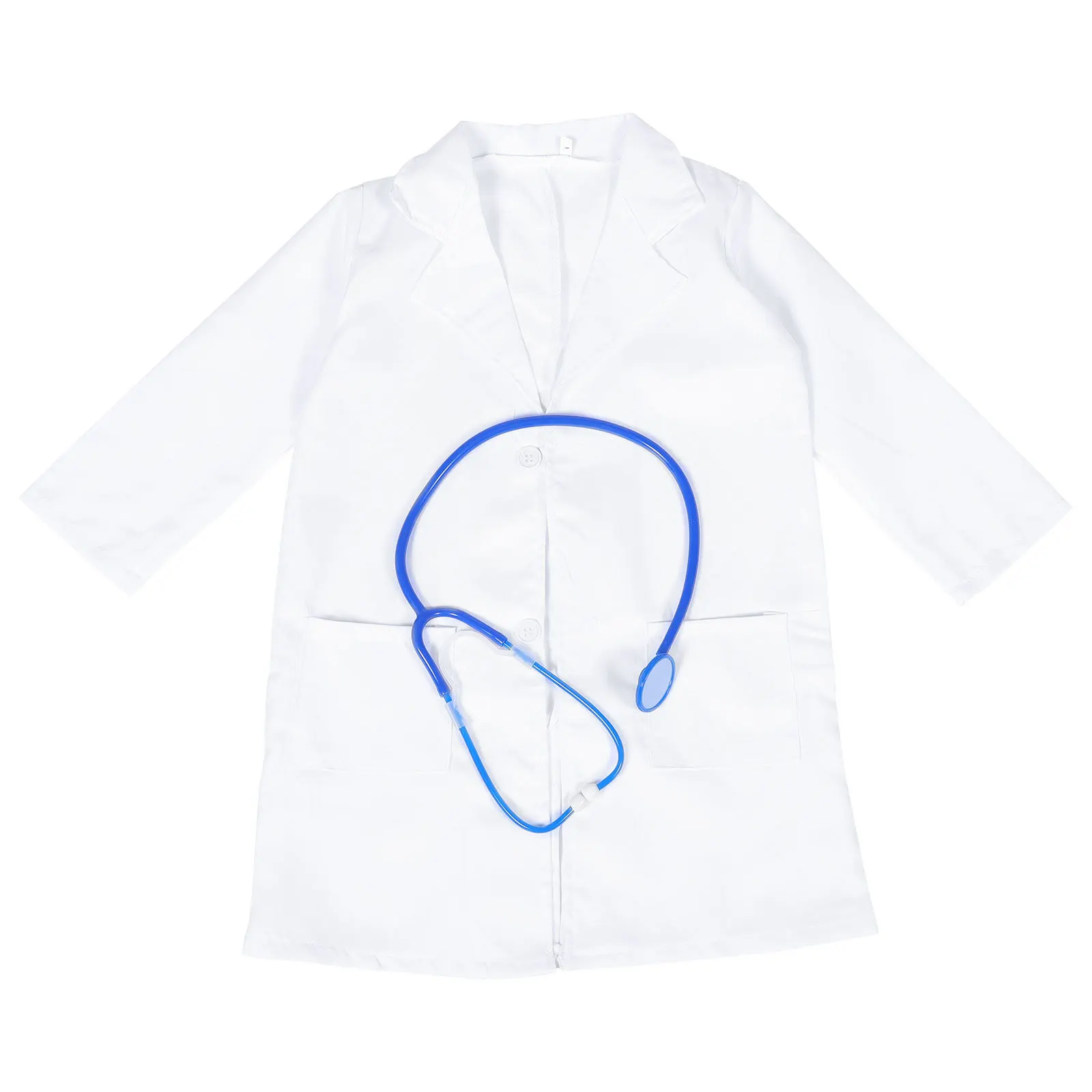 مجموعة واحدة من أزياء لعب الأدوار للأطفال، مادة ممتازة، معطف للأطفال قابل للغسل، هدية تنكرية لأداء مرحلة الحفلات