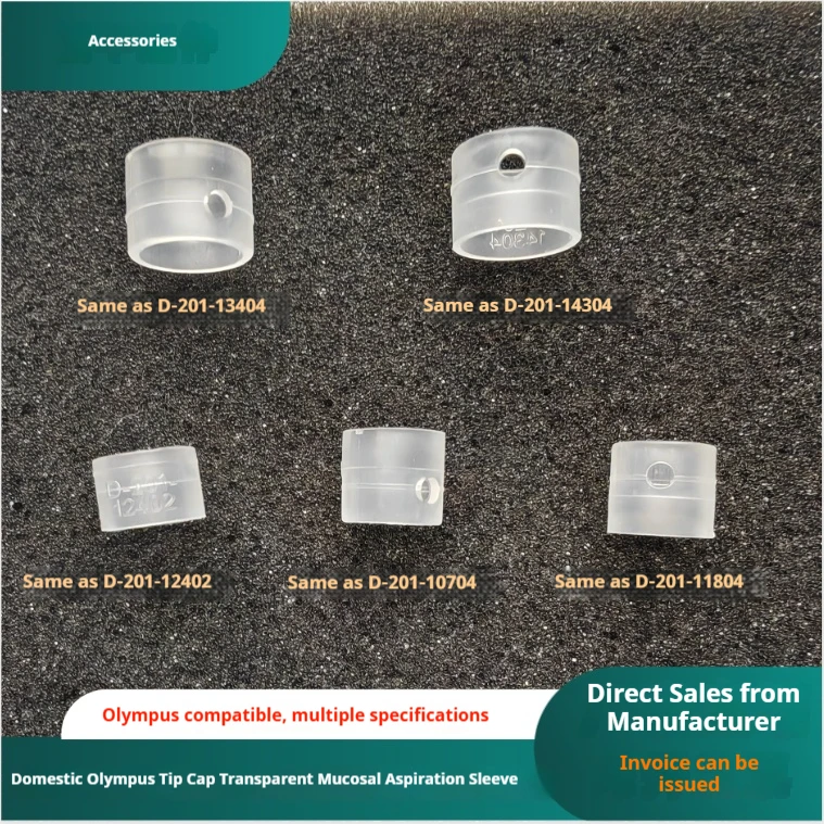 

Transparent Cap, Endoscope Accessories Universal Fit Distal Attachment Cap for Olympus Fuji Pentax Endoscopy