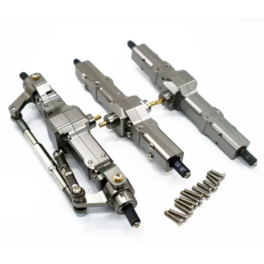 ชุดเกียร์เพลาหน้า/หลังโลหะ สำหรับรถบังคับวิทยุ WPL C14 C24 B14 B24 B16 B36 ขนาด 1/16 รถบรรทุก รถครอว์เลอร์ อะไหล่รถบังคับ