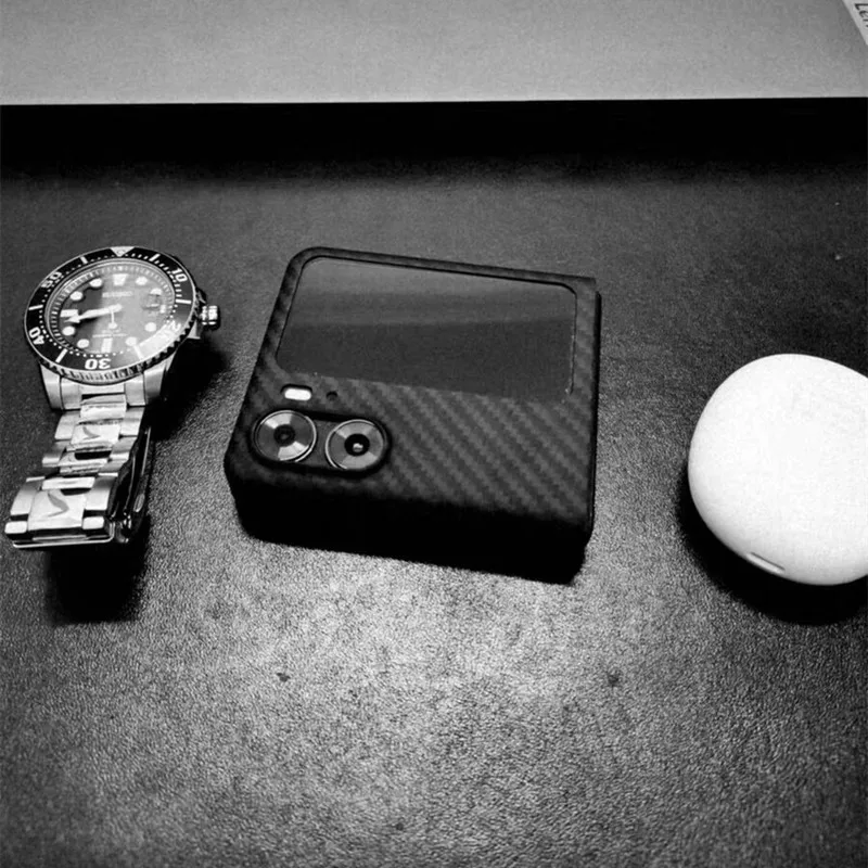 Carbon Fiber Case for OPPO Find N2 Aramid Fiber Flip Cover Shockproof Protection Cover Phone Accessories