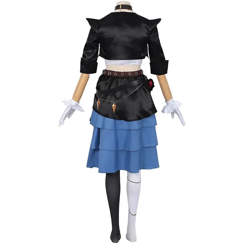 애니메이션 에그 파티 아이린 코스프레 마법 경찰관 의상 모자 크리스마스 할로윈 카니발 의상 풀 세트6;d'3,h'7.b;