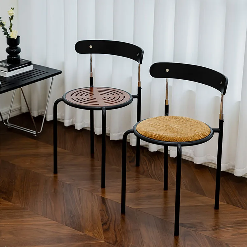 Joylive Home Gebruik Moderne Minimalistische Massief Houten Eetkamerstoelen In De Woonkamer Met Rugleuningen Make-Up Stoelen Dropshipping