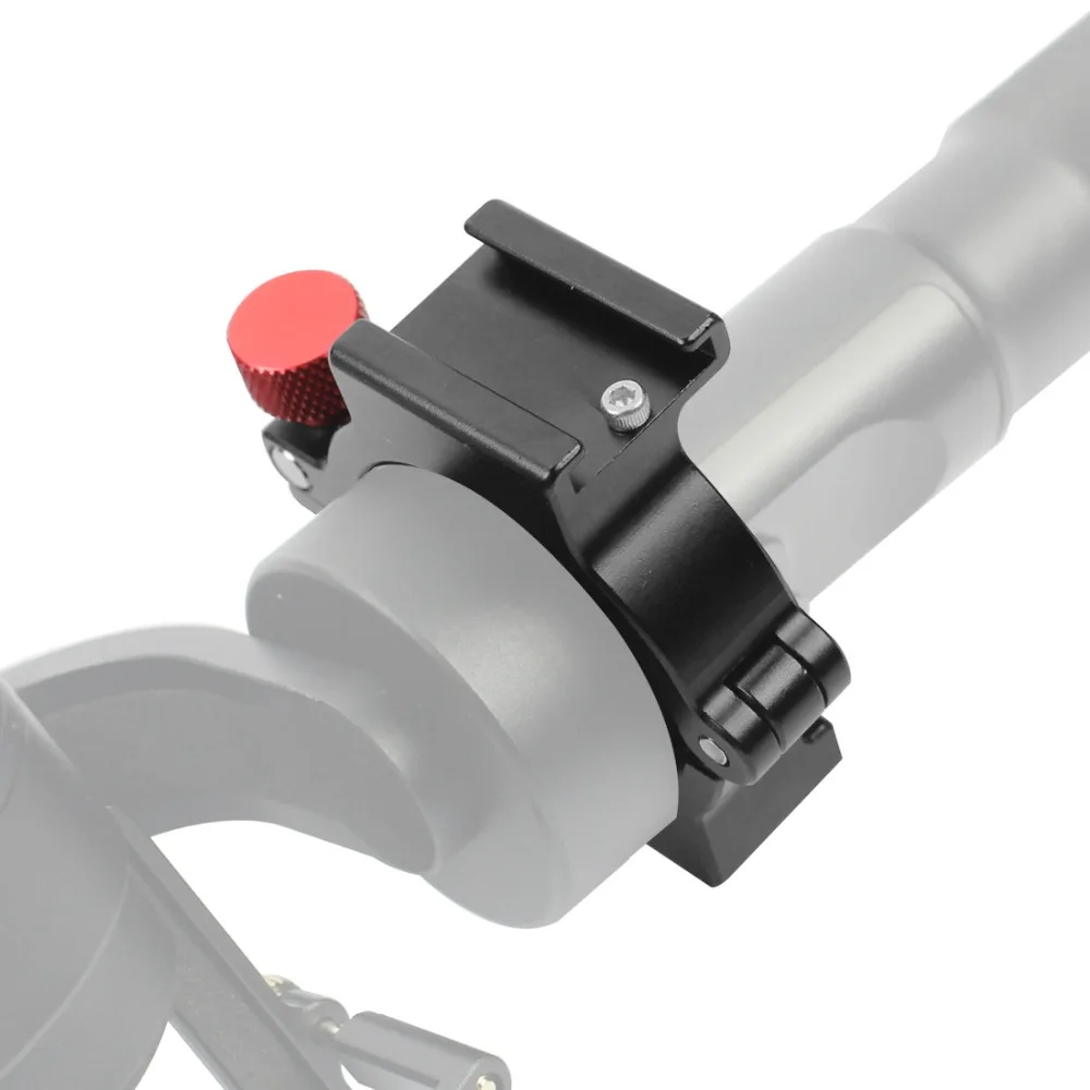 4-Ring Heißer Schuh Adapter Ring Mikrofon Montieren mit Magie Arm Adapter für Zhiyun Glatte 4 Handheld Gimbal DSLR kamera Zubehör – Detail 13