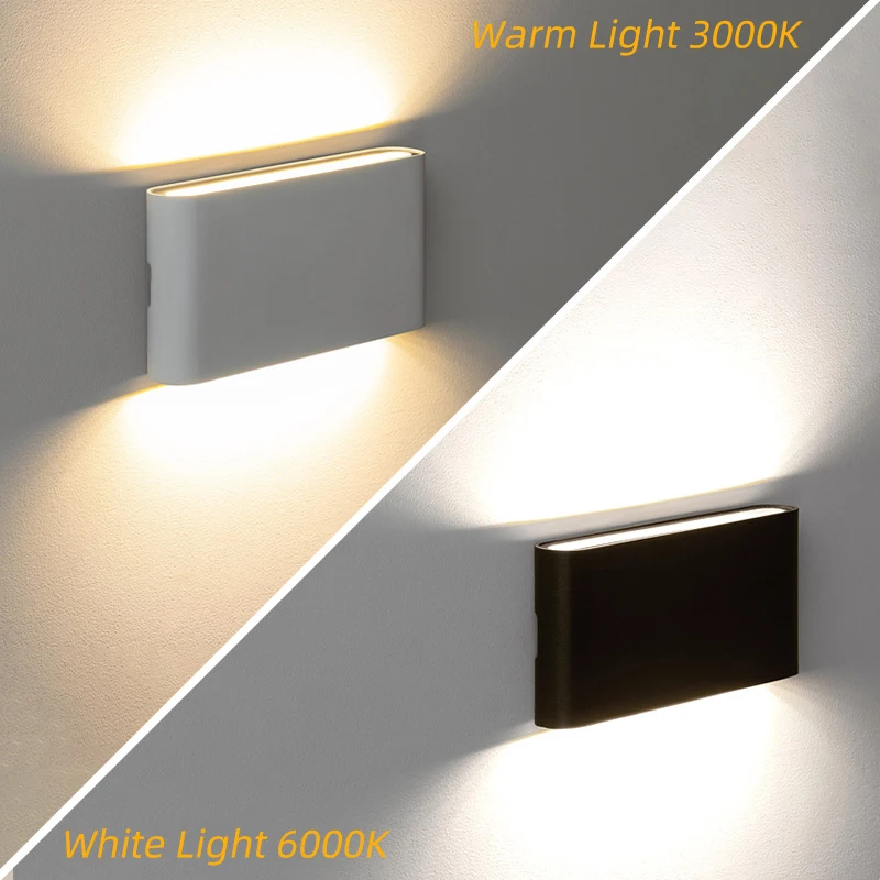 Up and Down LED Wall Lamp Waterproof IP65 Interior Wall Light For Bedroom Corridor Stairs Room Aluminium Indoor Outdoor Lighting