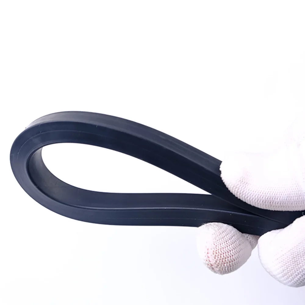 Black Square Fluorine Rubber Strip 4mm 5mm 6mm 7mm 8mm Fluororubber Cord Seal Acid Alkali Corrosion High Temp And Oil Resistant