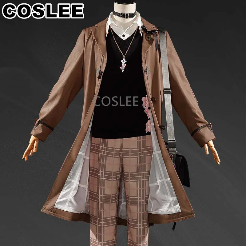 COSLEE Vtuber Shoto Shxtou Cosplay Costume New Clothes Fashion Cool Handsome Uniform Role Play Halloween Party Outfit Men S-XXL