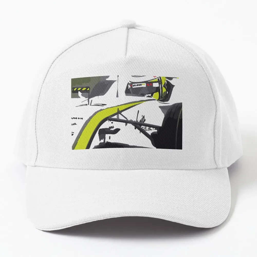 

Brawn GP Jenson Button Baseball Cap Dropshipping Hats Rugby Caps Hat Men'S Women'S