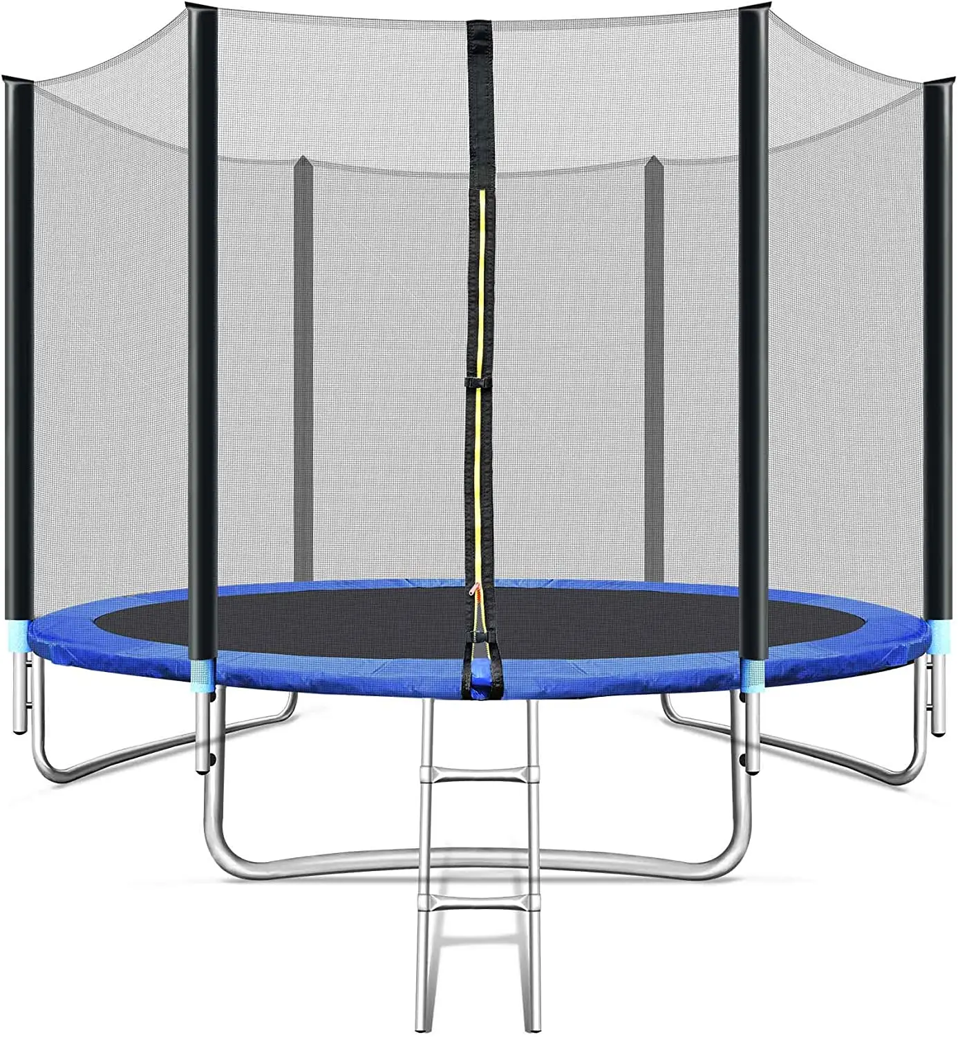 

Indoor and Outdoor Foldable PVC Jumping Trampoline with Ladder & Enclosure Net for Kids and Adults Use