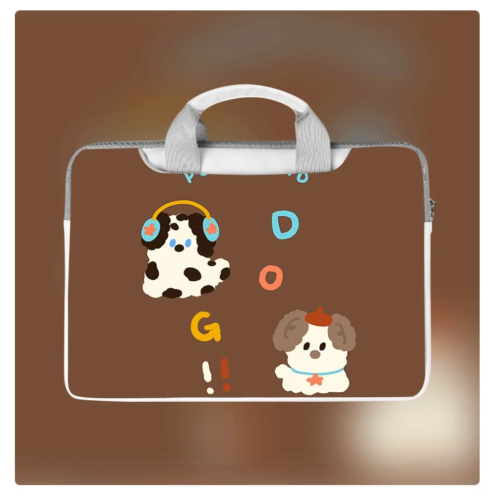

Cute Dog Print Laptop Bag Cover Laptop Case for Macbook Case 12 14.6 15.6 16 Inch Macbook Air Storage Bag Briefcase Holiday Gift
