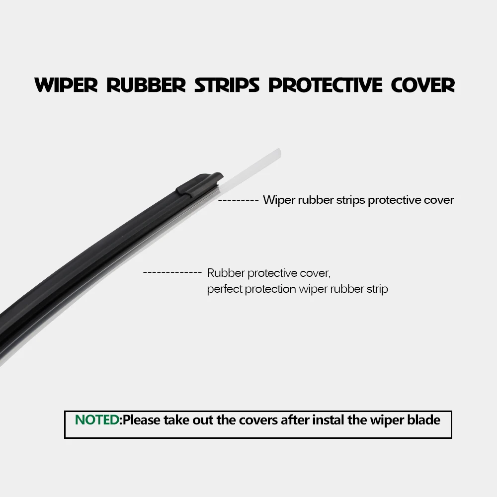 BEMOST Car Wiper Blade Natural Rubber For Toyota Corolla Wagon Hatchback Saloon Verso Fit Hook Arm Model Year From 2001 To 2014