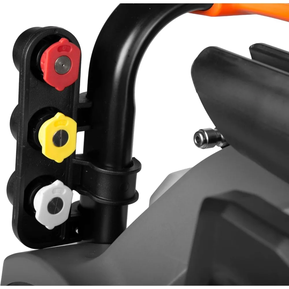 غسالة الضغط الكهربائية 2200 رطل لكل بوصة مربعة معدل تدفق 1.65 جالون في الدقيقة وتخزين المنظفات #5