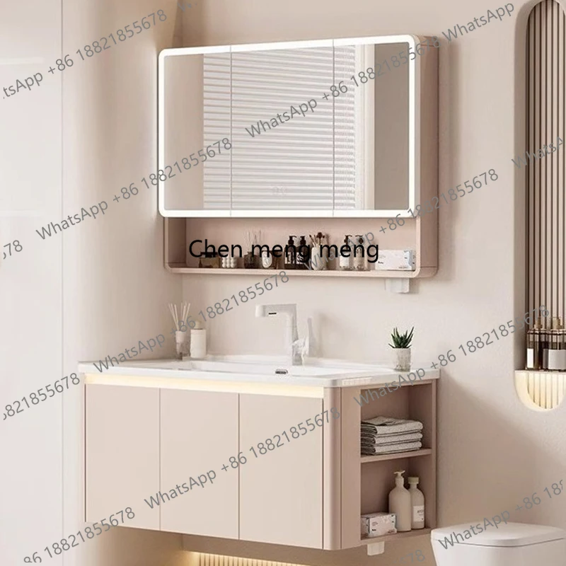 Simple Vintage Bathroom Cabinet Big Size Beauty Room Decor Storage Organizer Safe Cupboard Medicine Vestidores Hotel Furniture