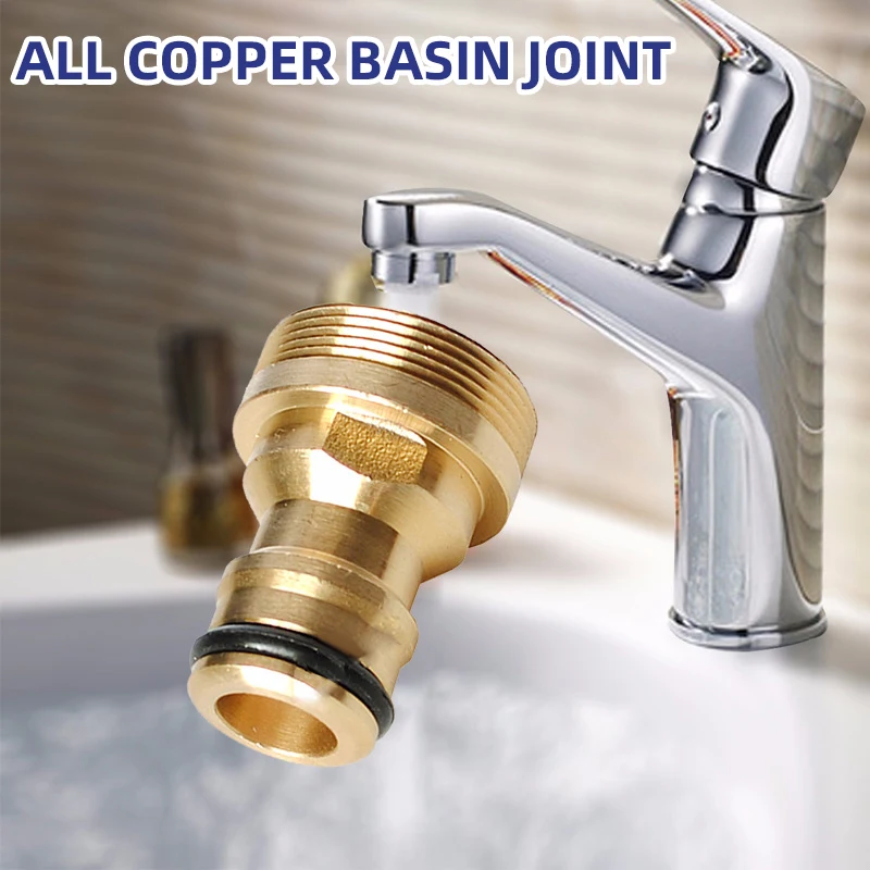 1/2/5PCS Universal Tap Kitchen Adapters Brass Faucet Watering Garden Tools Tap Connector Mixer Hose Adaptor Basin Fitting