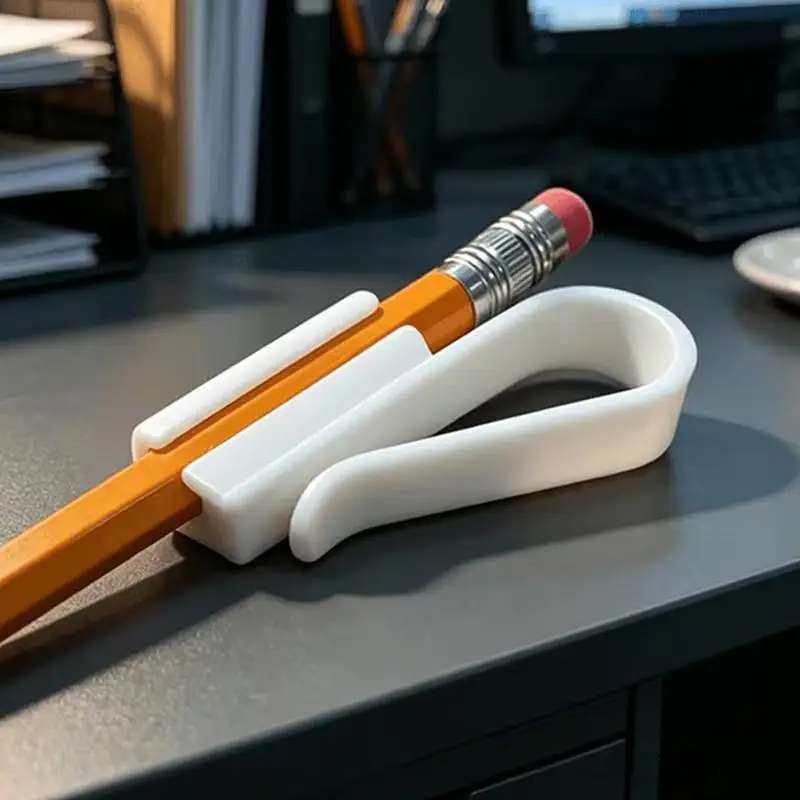 1/2/4 Stück multifunktionaler Stiftclip für Bücher, Kalender, Planer und Notizbücher, passend für 10 mm dicke Stifte, Schreibtischaufbewahrung – Detail 6
