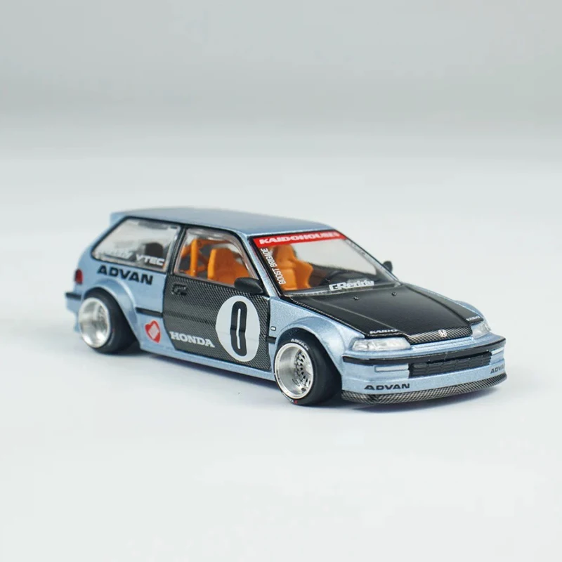 Kaido House 179 *CHASE* 1:64 EF ROULETTE V1 HONDA CIVIC غطاء محرك السيارة القابل للفتح Diecast نموذج سيارة MINIGT KHMG