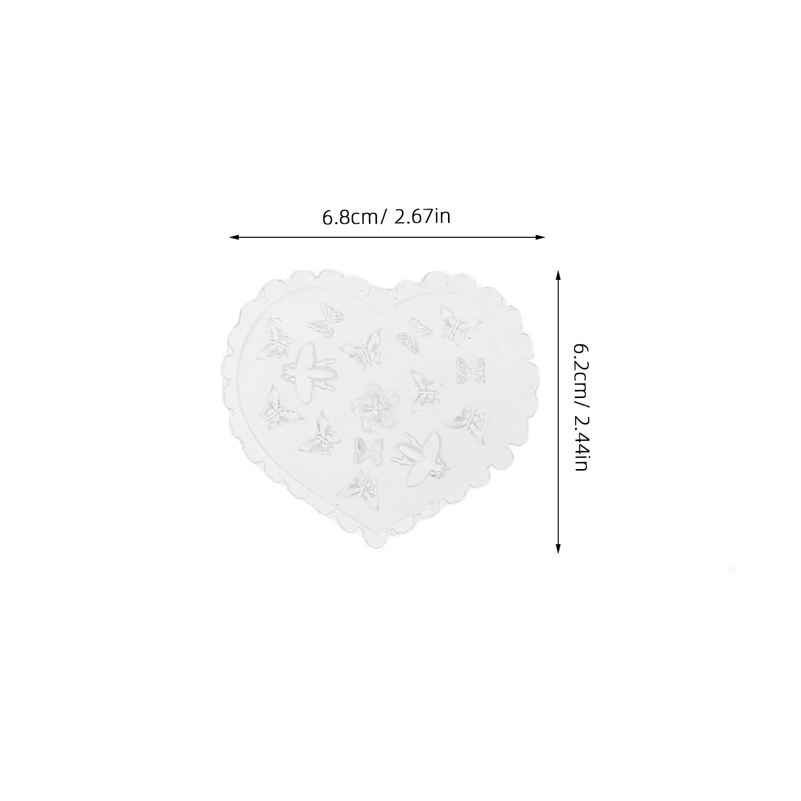 8Pcs Rose Flower Molds Polymer Clay Crafting Earring Pendant Making DIY Nail Art Decor Smooth Surface No Burrs